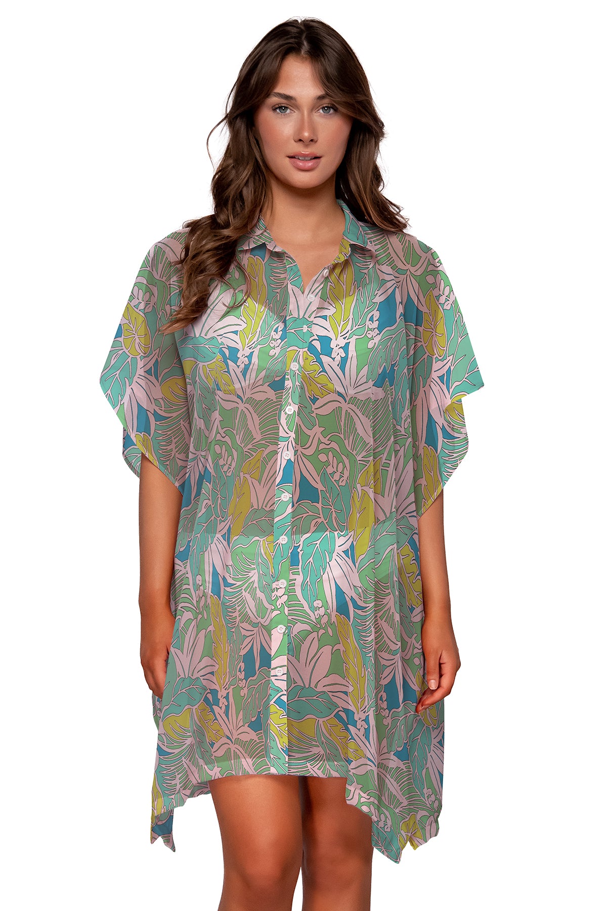 Sunsets Kailua Bay Shore Thing Tunic Cover Up