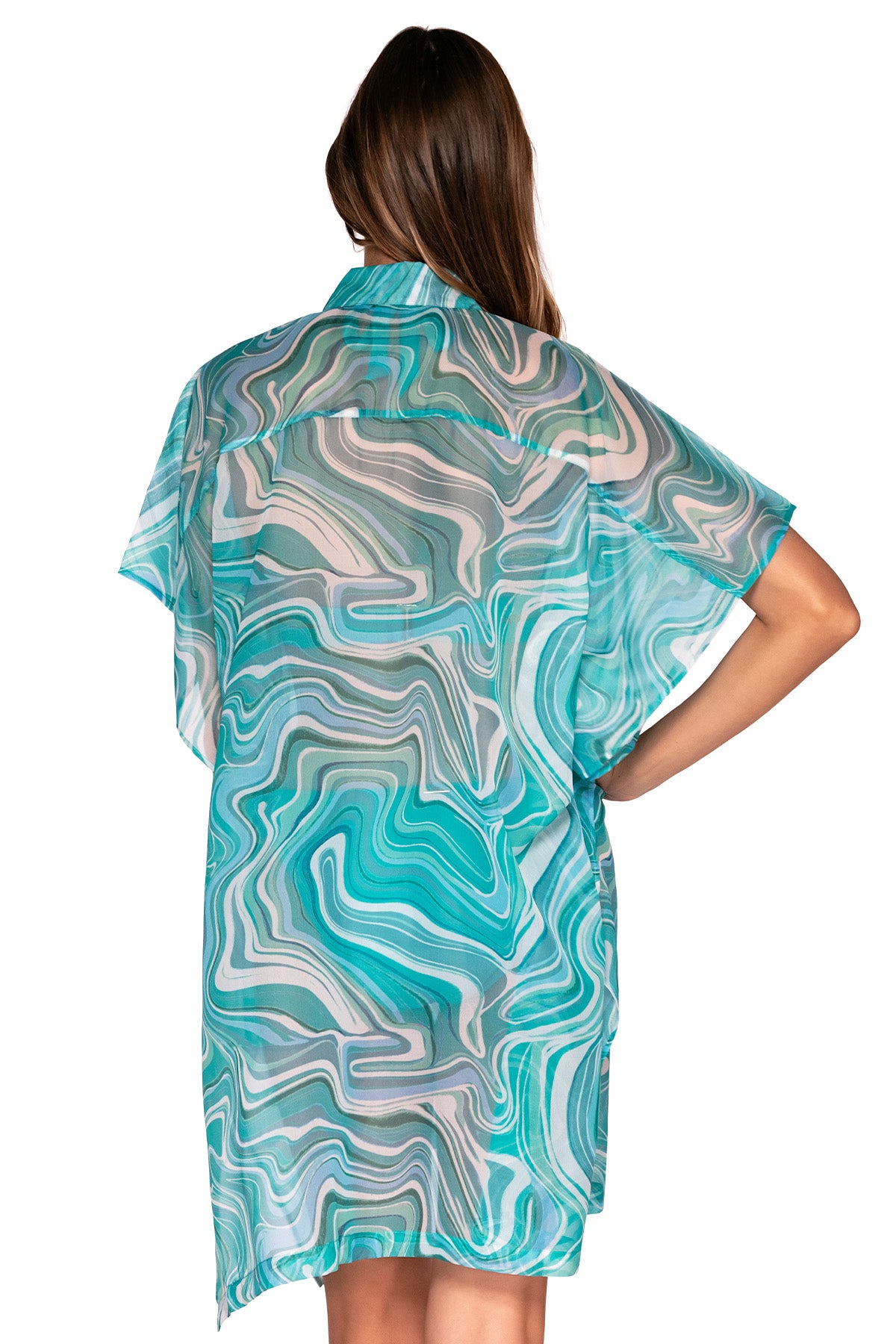 Sunsets Moon Tide Shore Thing Tunic Cover Up