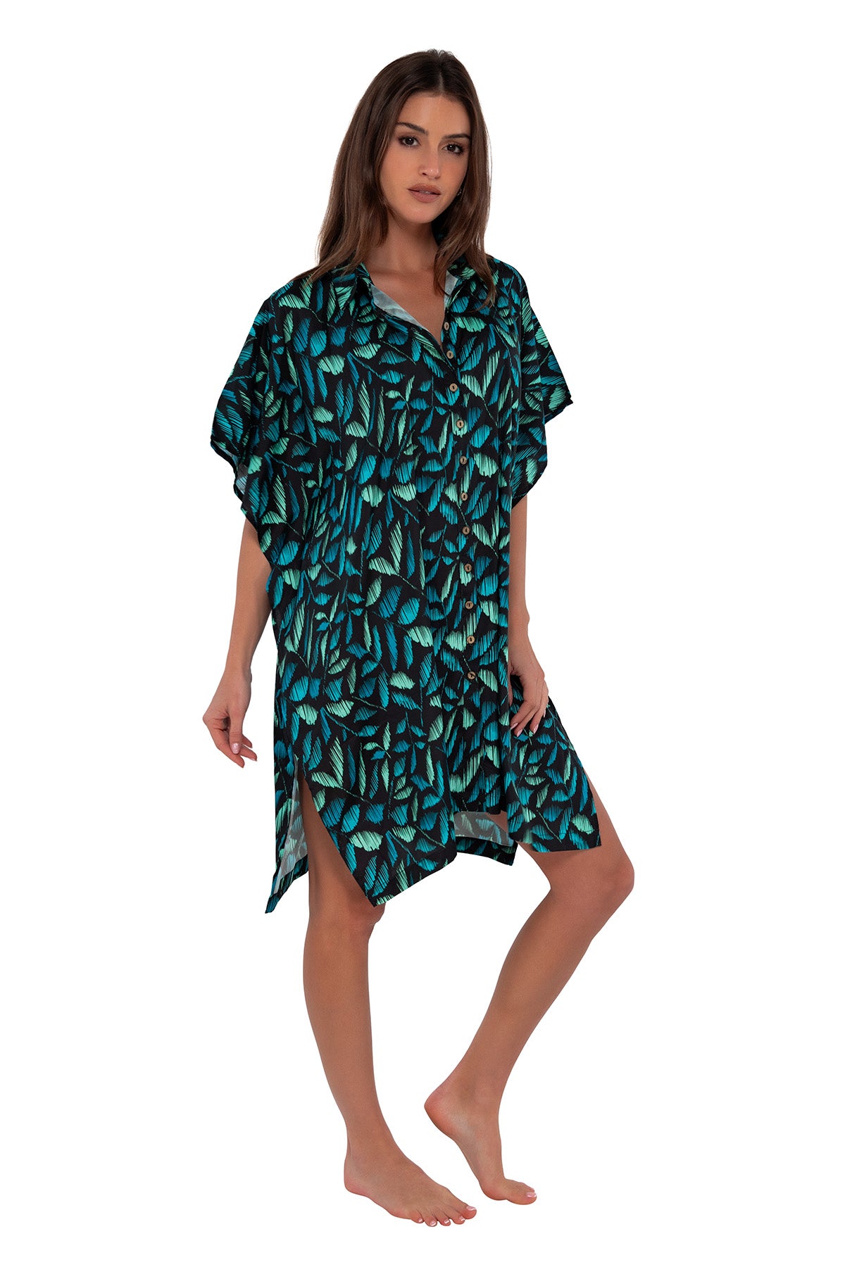 Sunsets Cascade Shore Thing Tunic Cover Up