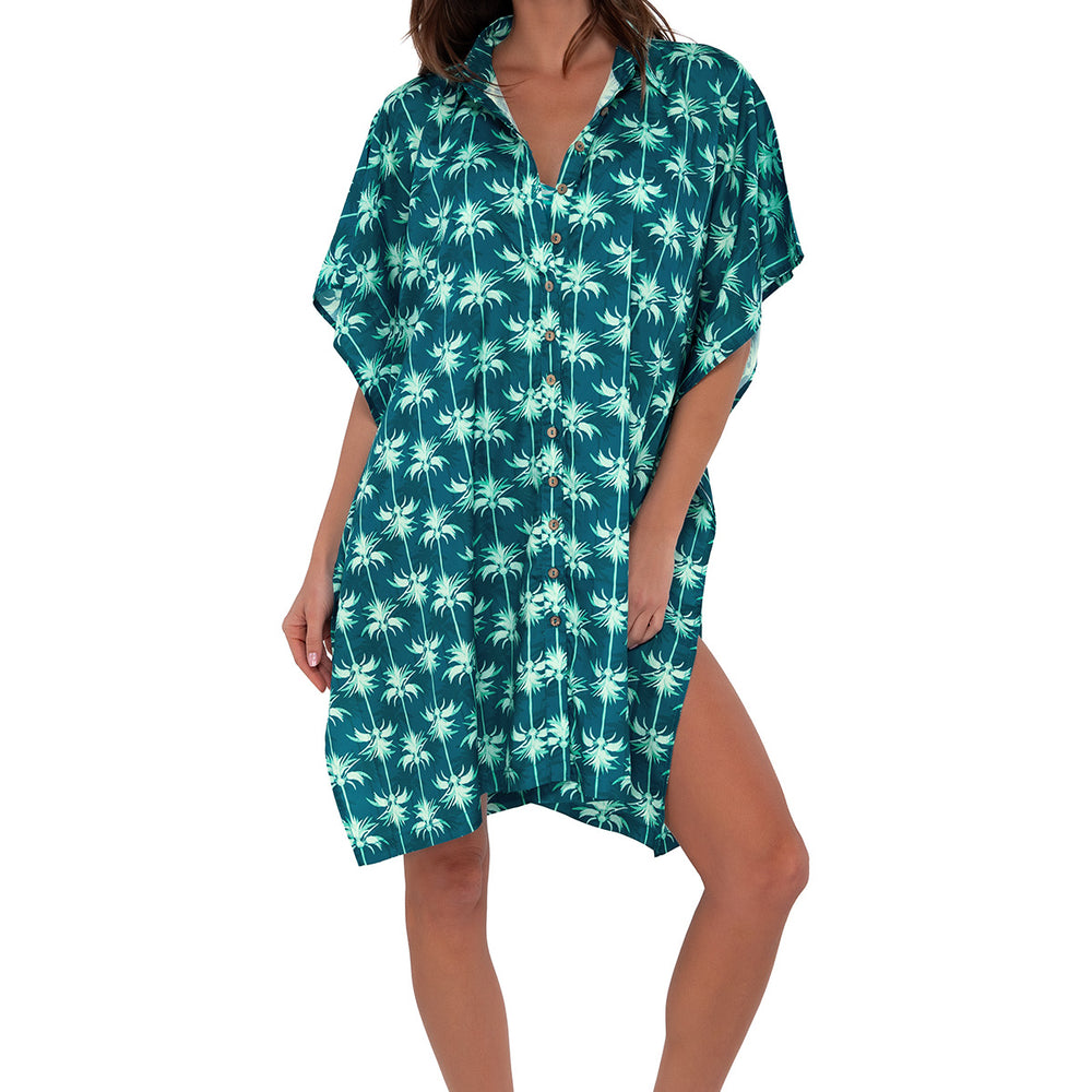 Sunsets Palm Beach Shore Thing Tunic Cover Up