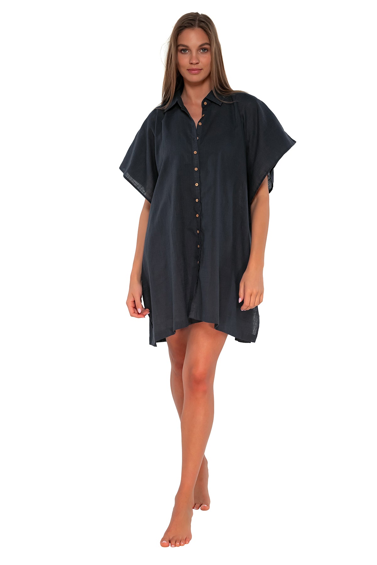 Sunsets Slate Shore Thing Tunic Cover Up