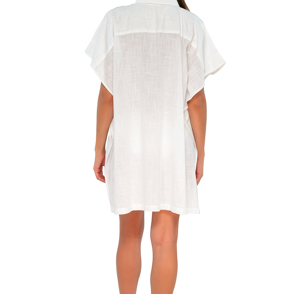 
                      
                        Sunsets White Lily Shore Thing Tunic Cover Up
                      
                    