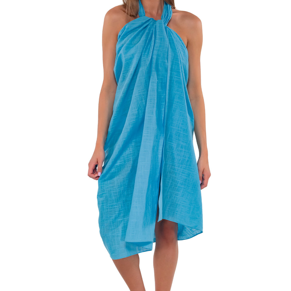 Sunsets Blue Bliss Paradise Pareo Cover Up