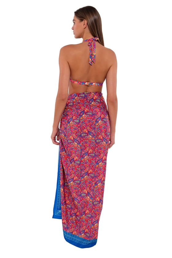 Sunsets Rue Paisley Paradise Pareo Cover Up
