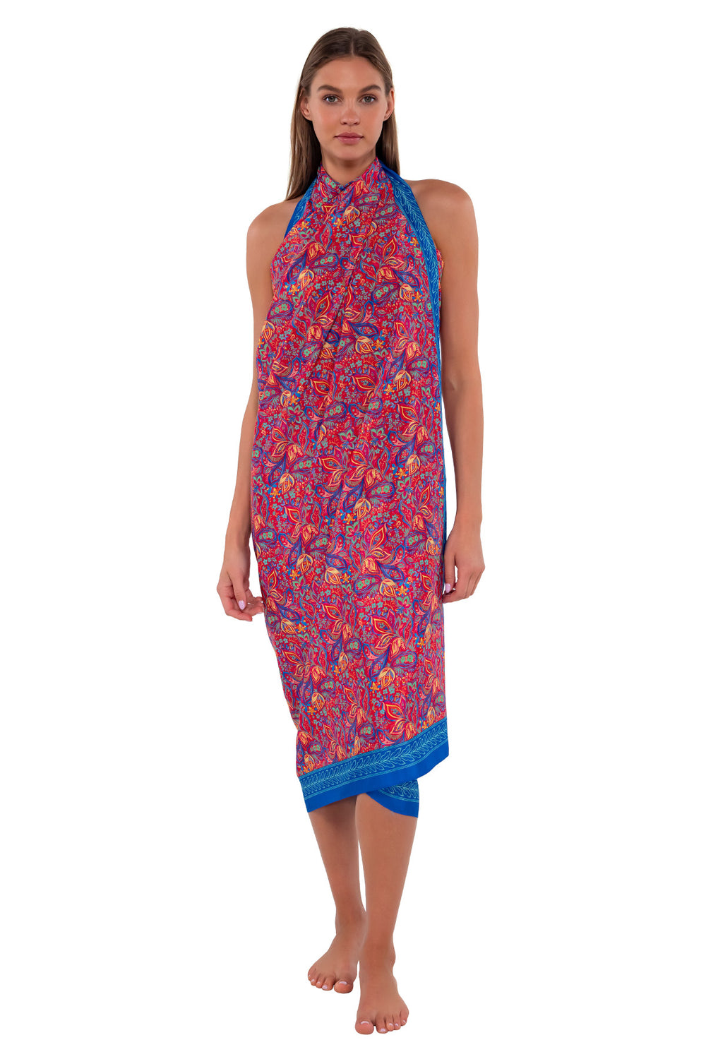 Sunsets Rue Paisley Paradise Pareo Cover Up