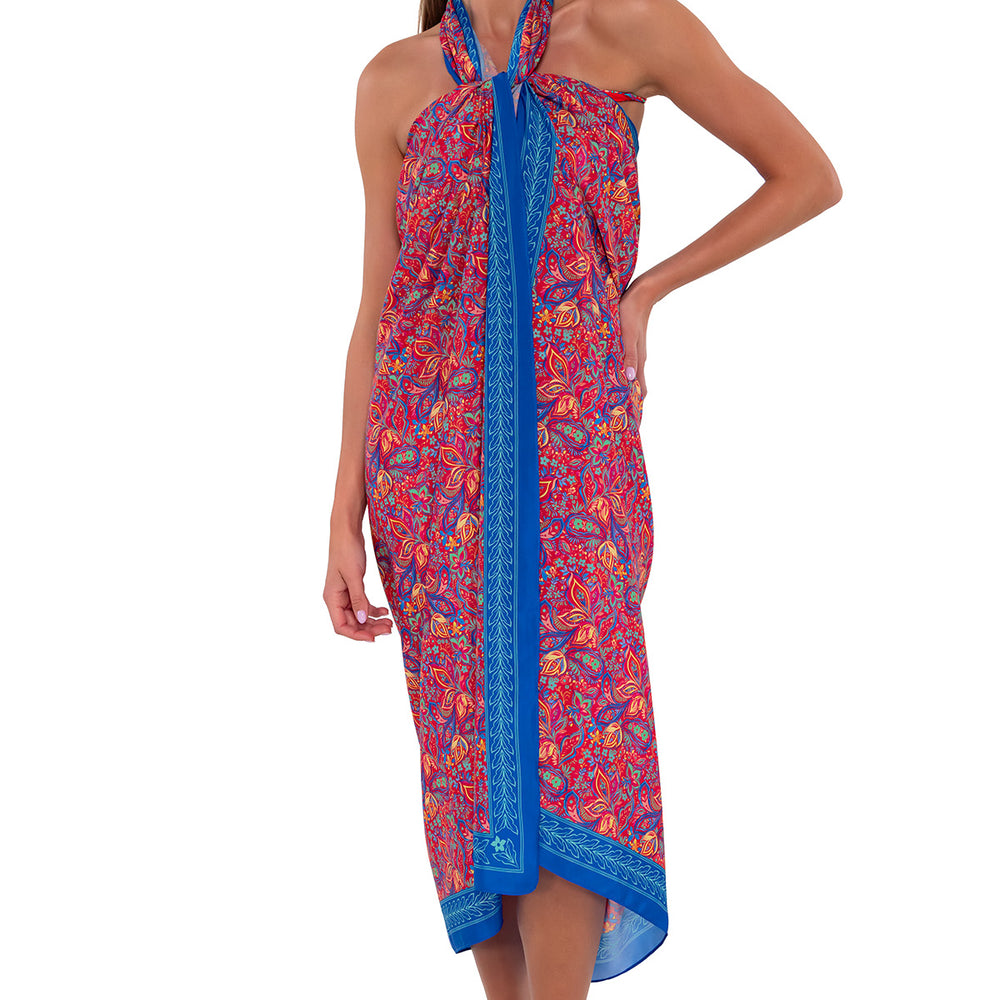 Sunsets Rue Paisley Paradise Pareo Cover Up