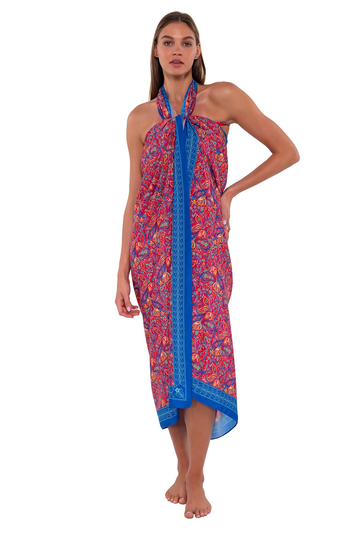 Sunsets Rue Paisley Paradise Pareo Cover Up