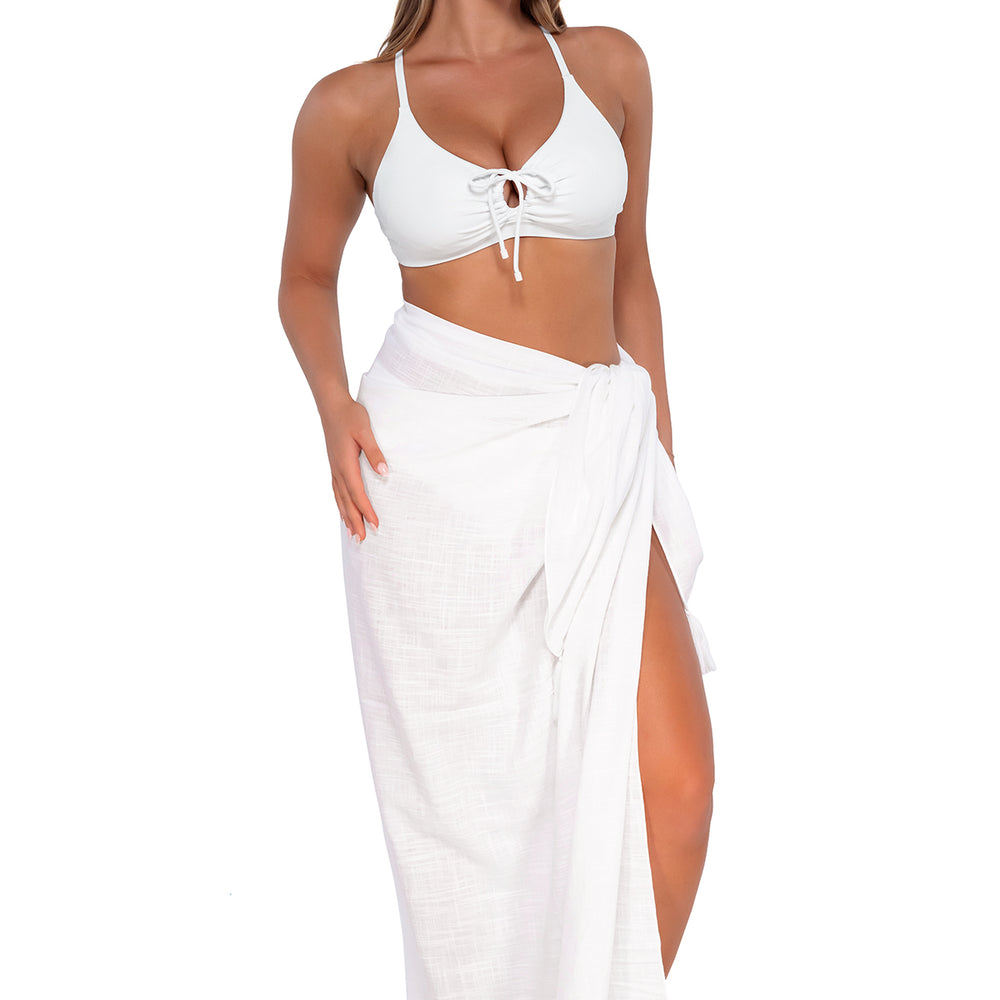 
                      
                        Sunsets White Lily Paradise Pareo Cover Up
                      
                    