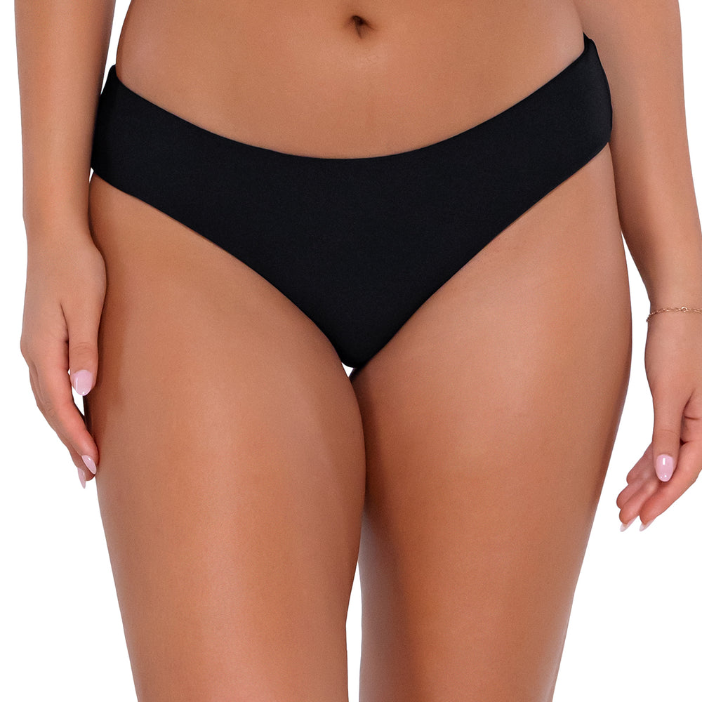 Sunsets Black Alana Hipster Bikini Bottom