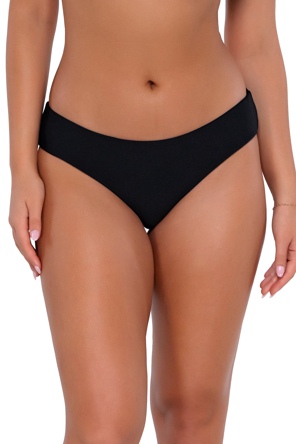 Sunsets Black Alana Hipster Bikini Bottom