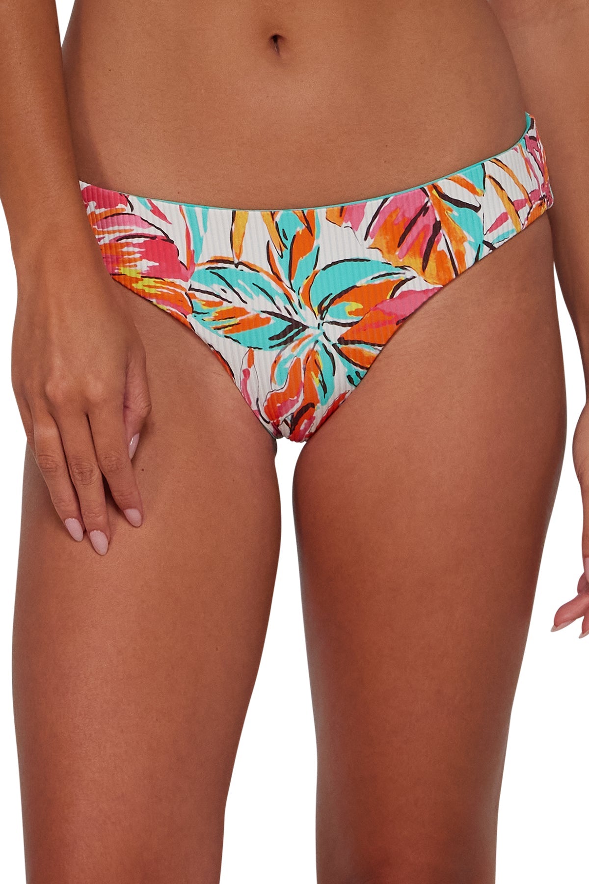 Sunsets Palms Serenade Sandbar Rib Alana Reversible Hipster Bottom