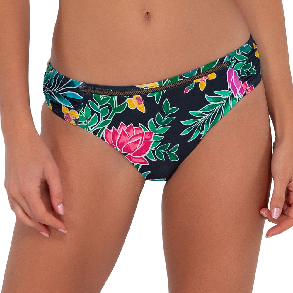 Sunsets Twilight Blooms Audra Hipster Bikini Bottom