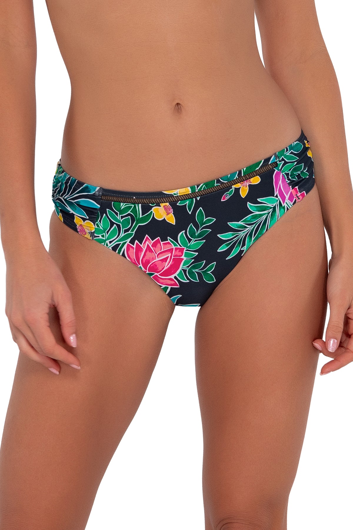 Sunsets Twilight Blooms Audra Hipster Bikini Bottom