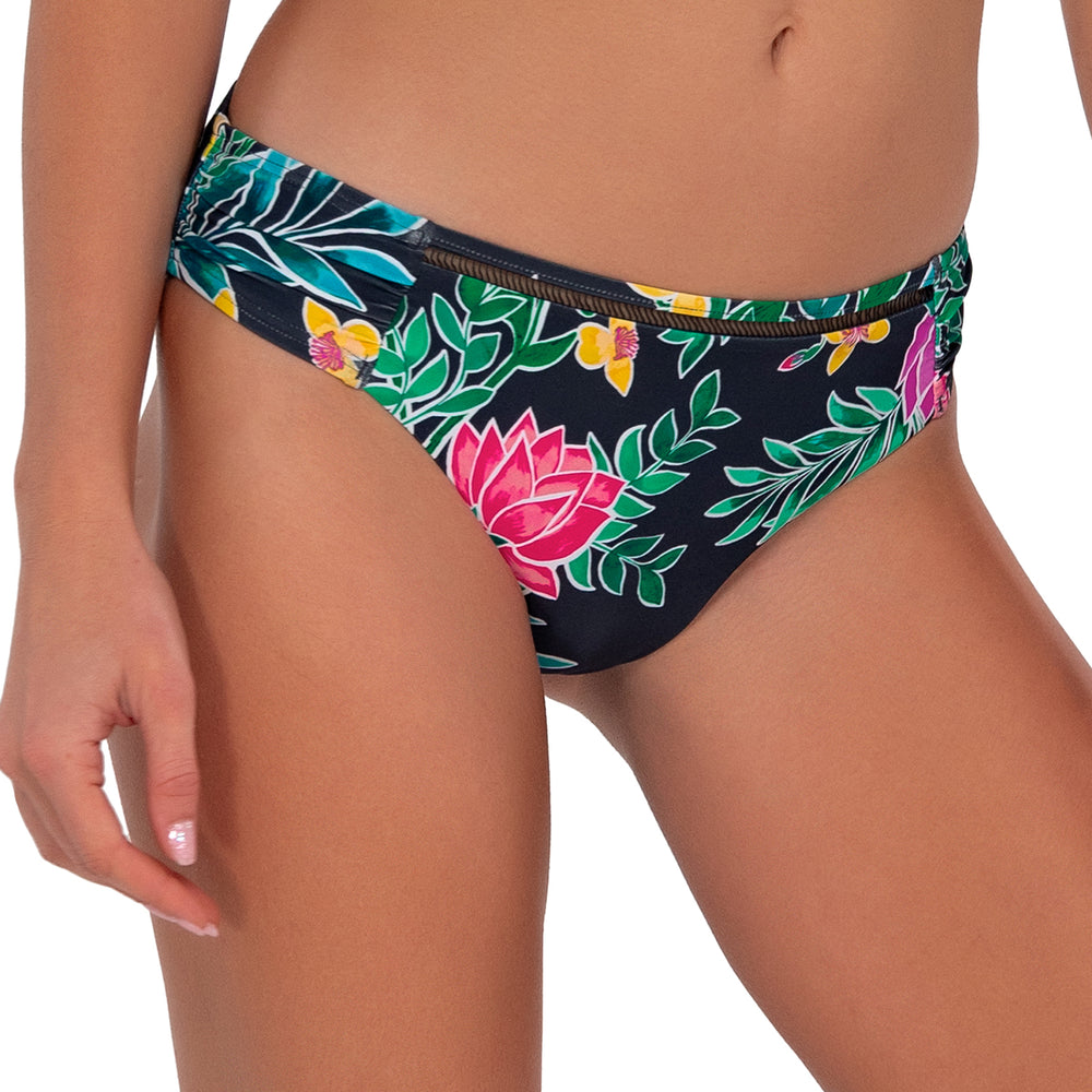 
                      
                        Sunsets Twilight Blooms Audra Hipster Bikini Bottom
                      
                    