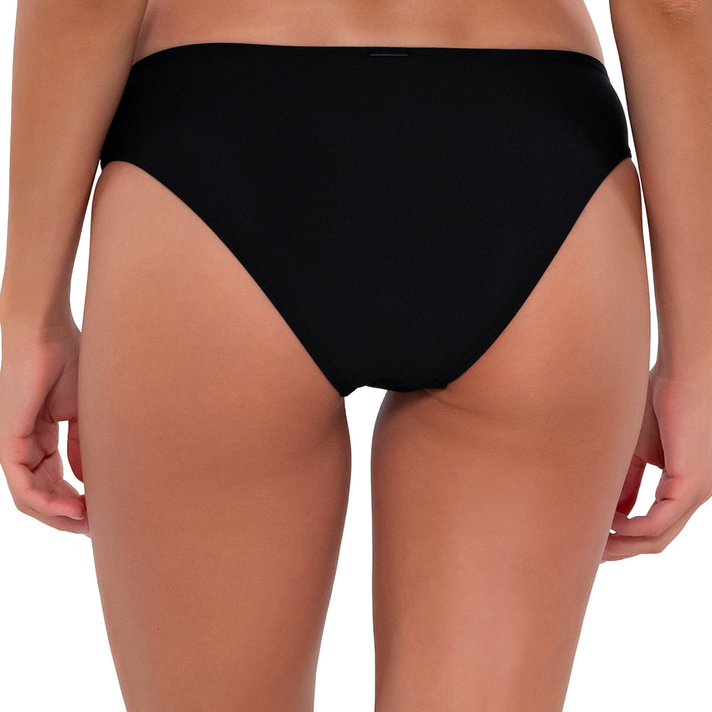 Sunsets Black Collins Hipster Bikini Bottom