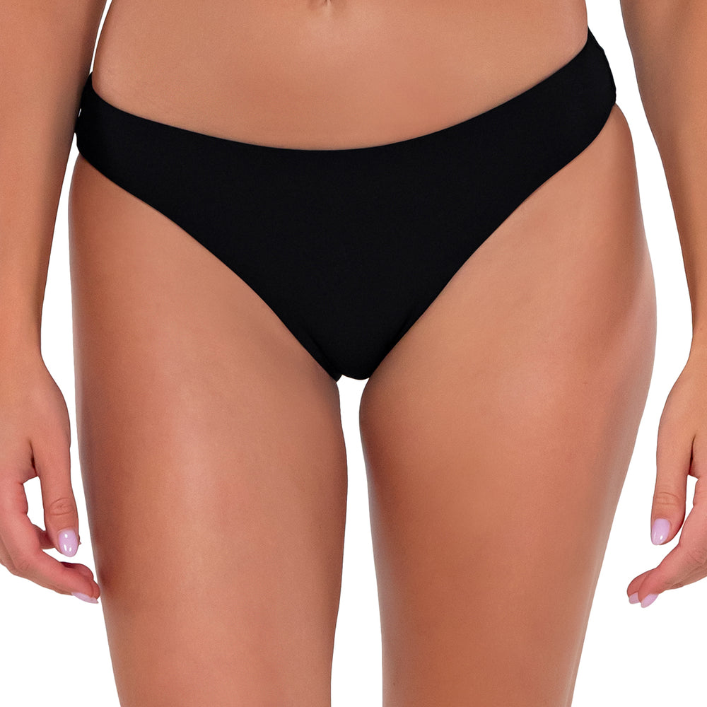 
                      
                        Sunsets Black Collins Hipster Bikini Bottom
                      
                    