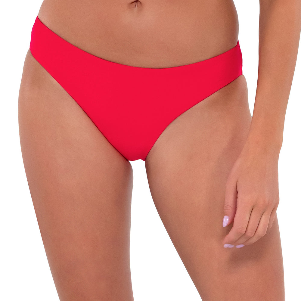 Sunsets Geranium Collins Hipster Bikini Bottom