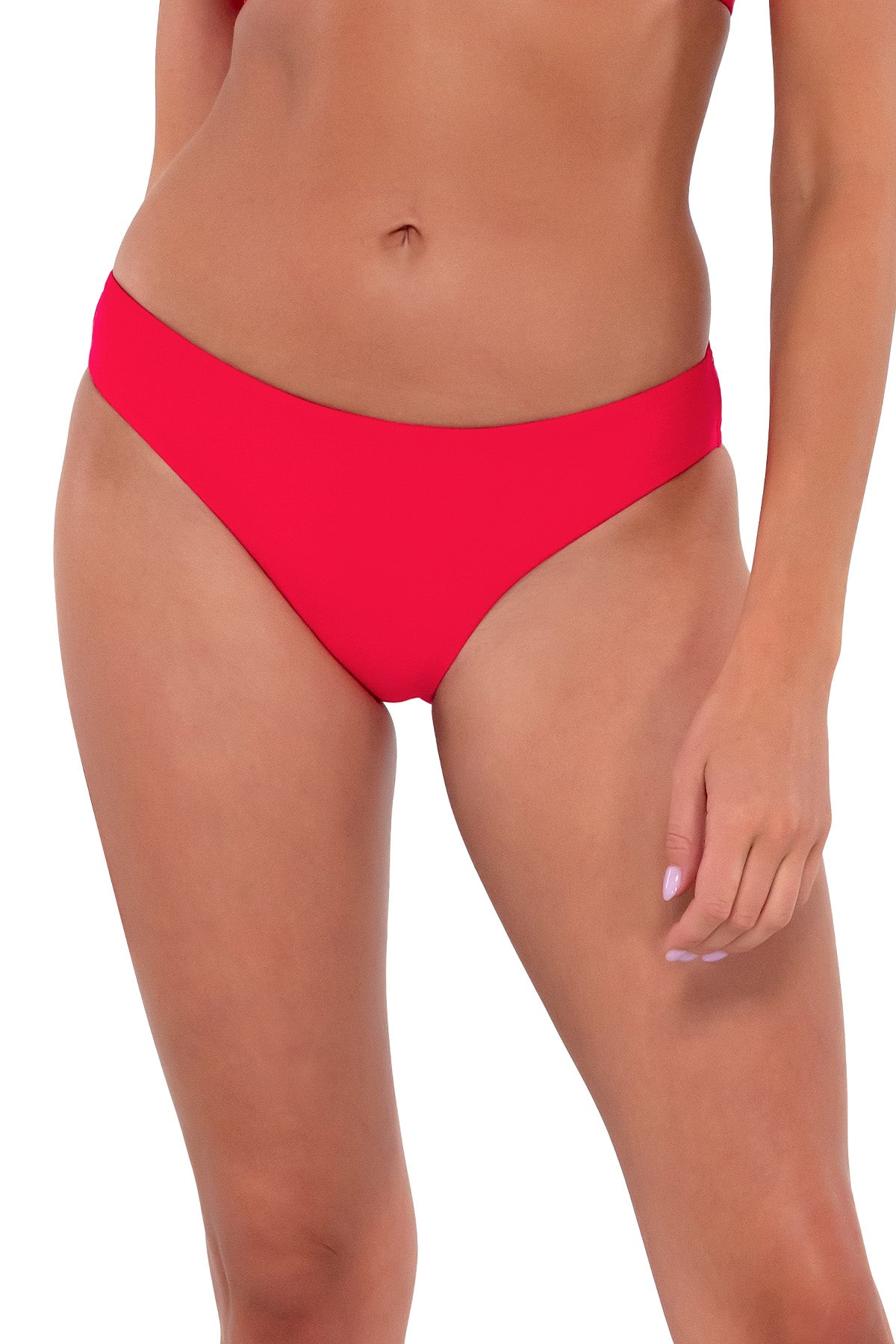 Sunsets Geranium Collins Hipster Bikini Bottom