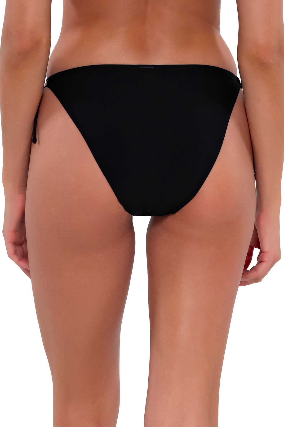 Sunsets Black Everlee Tie Side Bikini Bottom