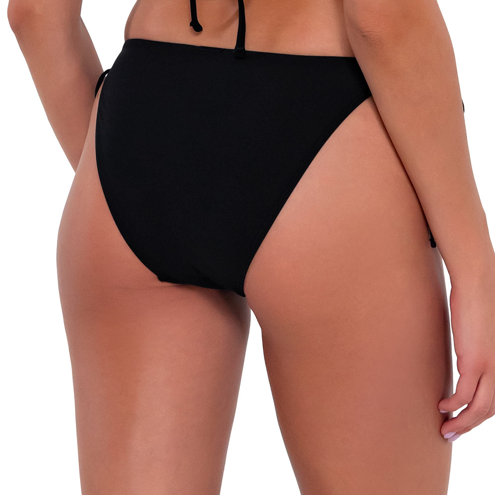 
                      
                        Sunsets Black Everlee Tie Side Bikini Bottom
                      
                    