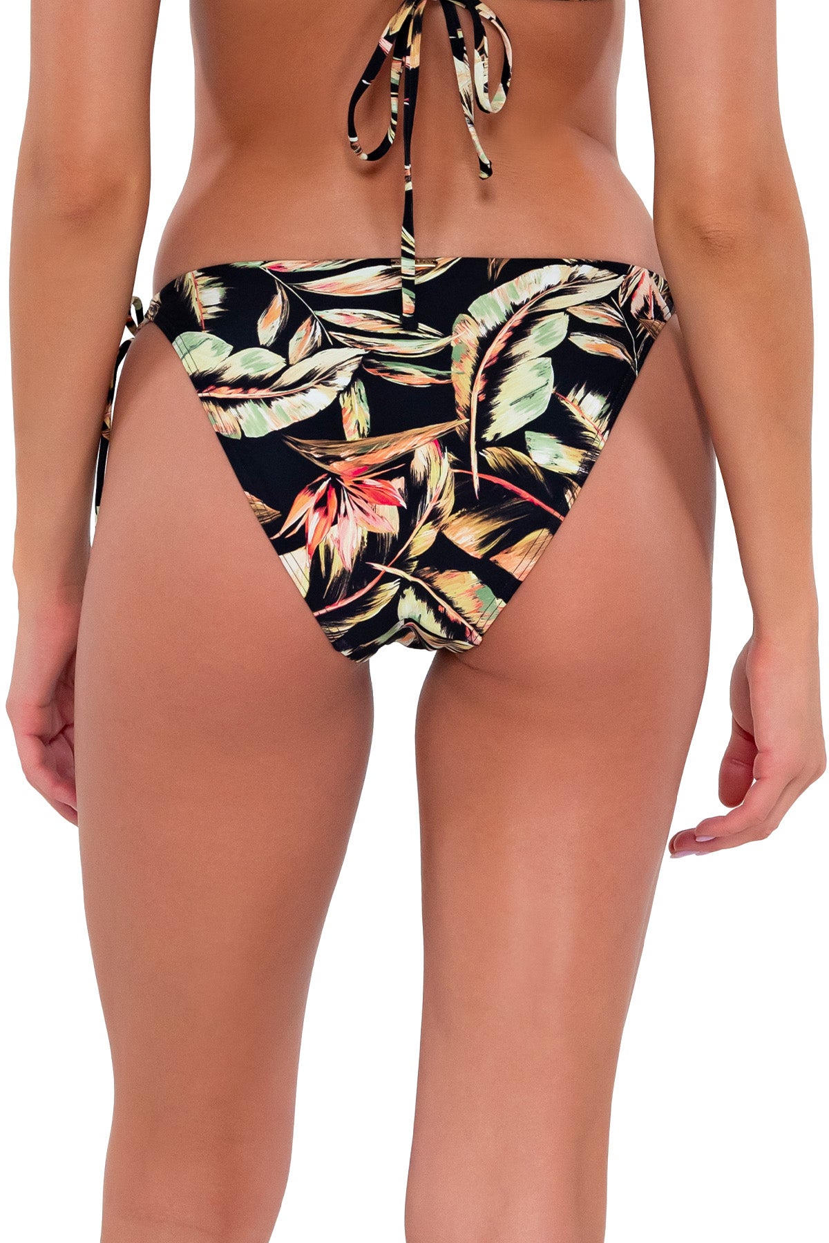 Sunsets Retro Retreat Everlee Tie Side Bikini Bottom