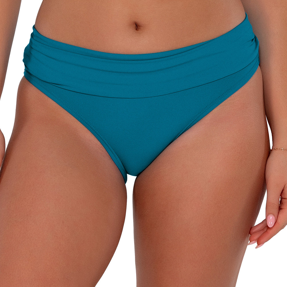 
                      
                        Sunsets Avalon Teal Unforgettable Bikini Bottom
                      
                    