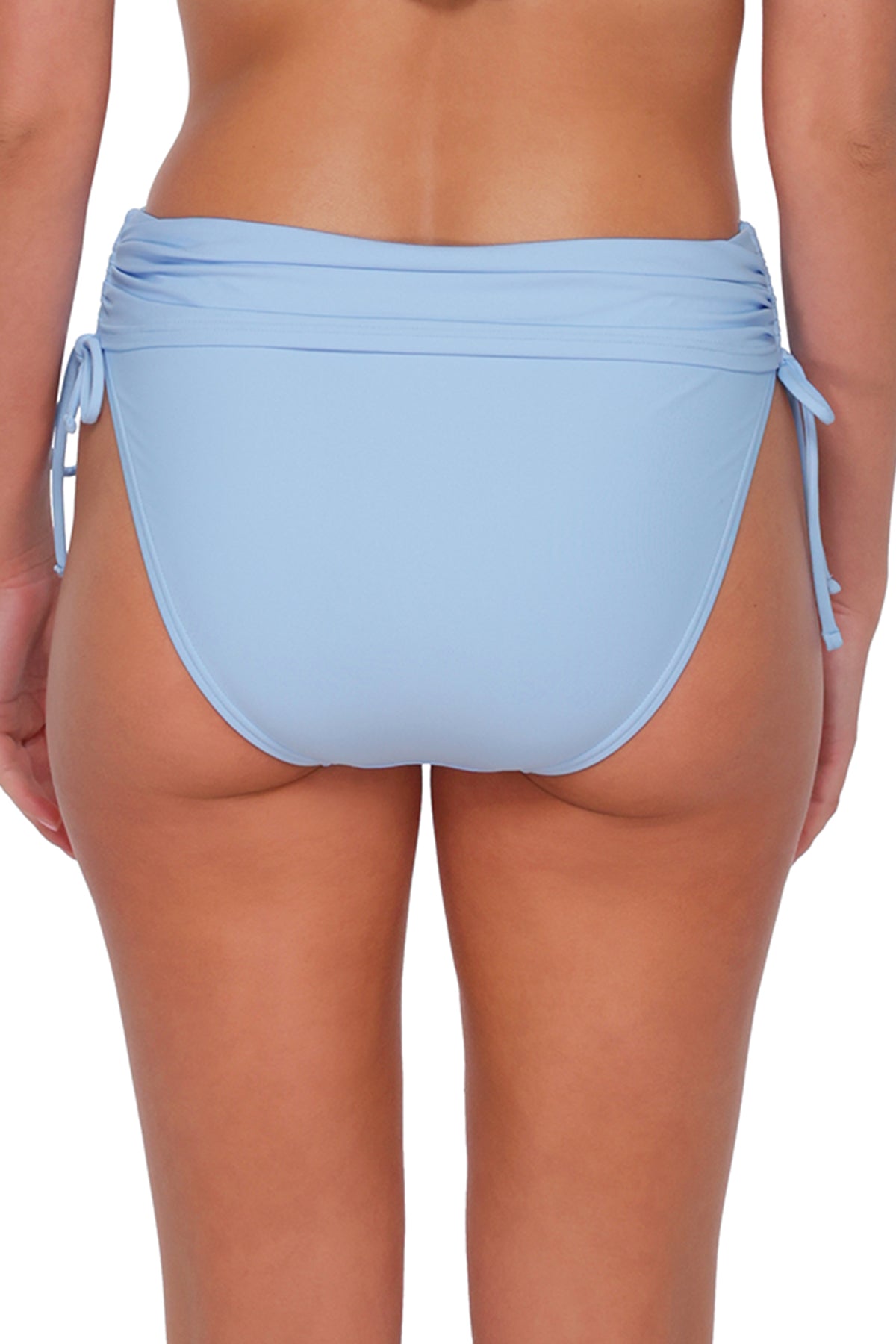 Sunsets Blue Whisper Darci High Waist Bottom