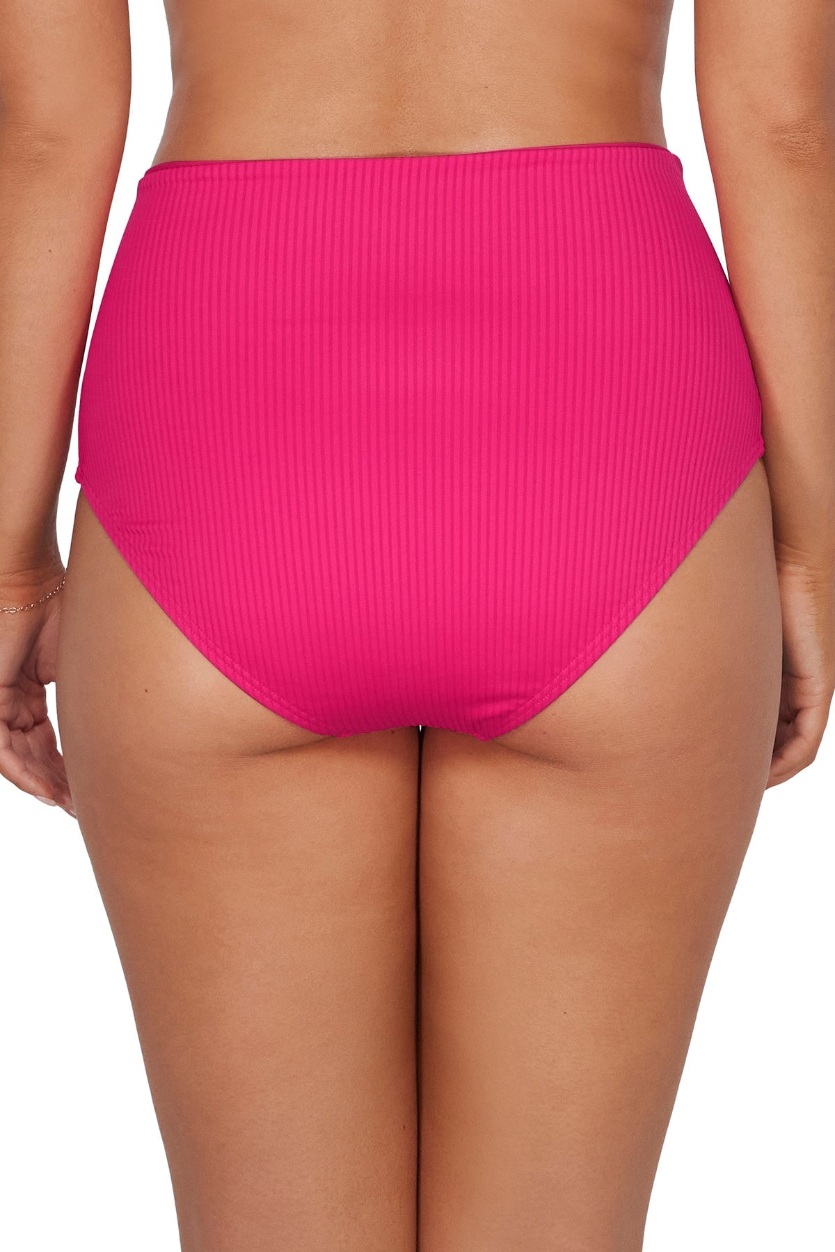 Sunsets Begonia Sandbar Rib Capri High Waist Bottom