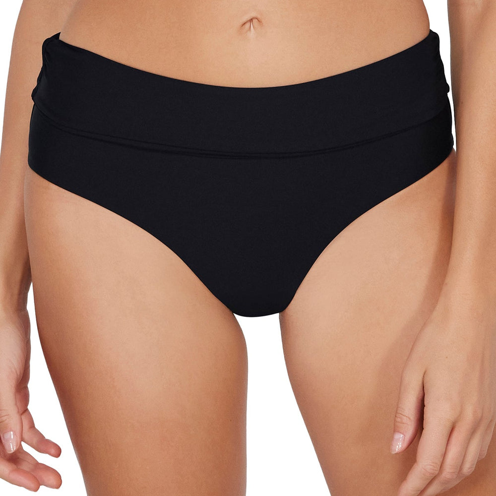 
                      
                        Sunsets Black Capri High Waist Bottom
                      
                    