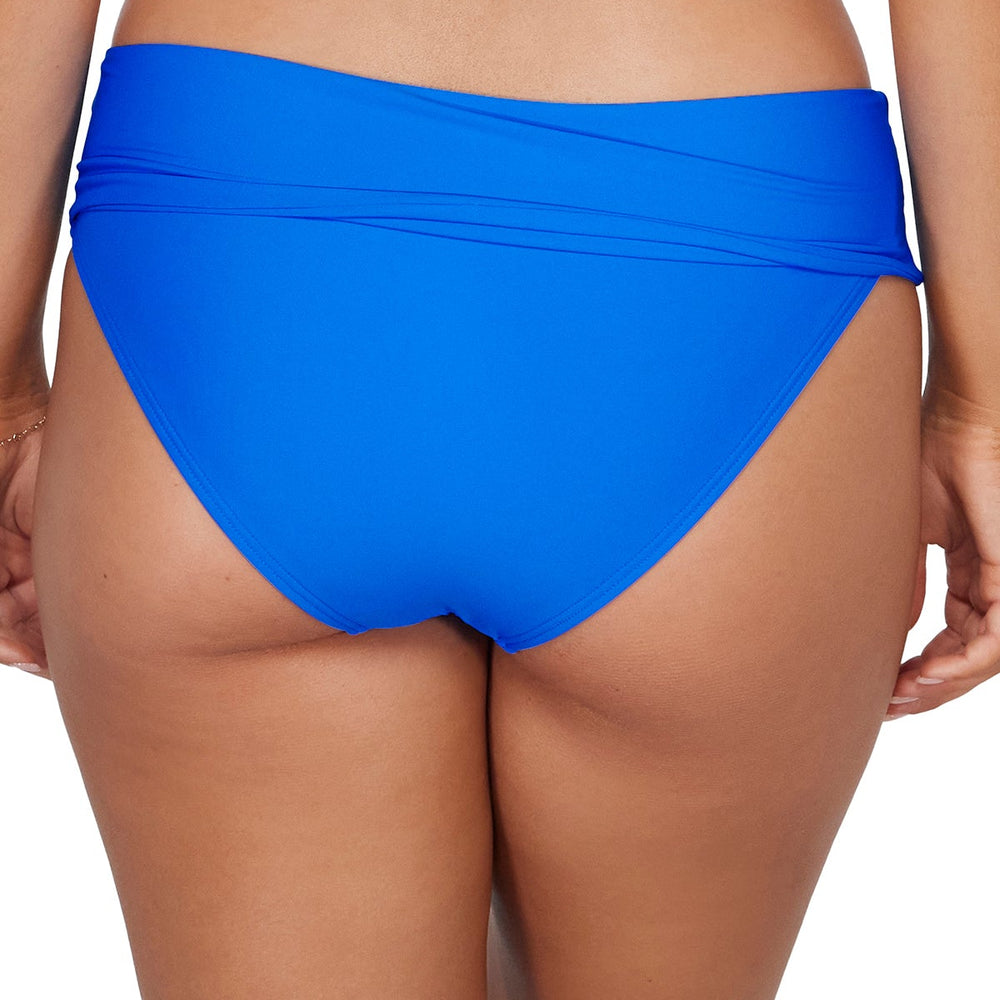 
                      
                        Sunsets Electric Blue Capri High Waist Bottom
                      
                    