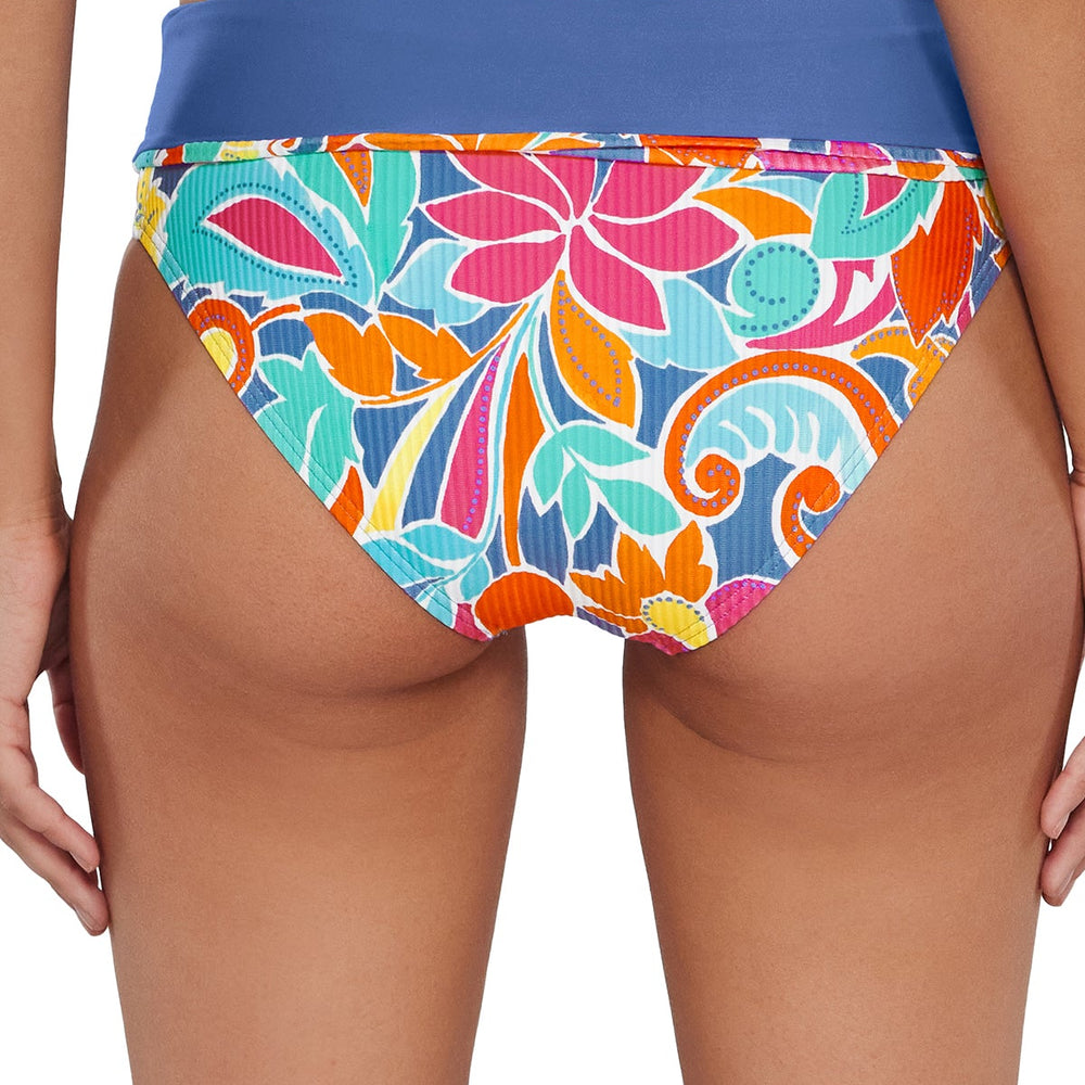 
                      
                        Sunsets Festive Floral Sandbar Rib Capri High Waist Bottom
                      
                    