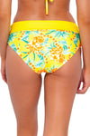 Sunsets Golden Tropics Sandbar Rib Capri High Waist Bikini Bottom