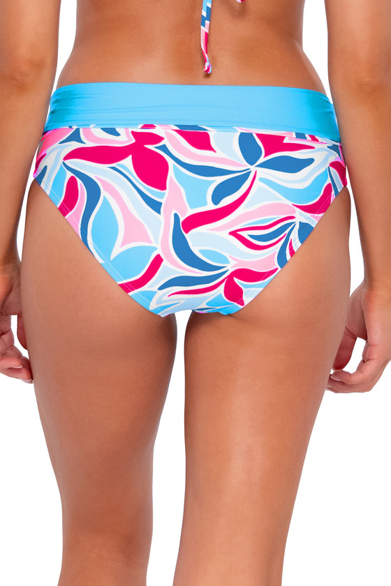 Sunsets Making Waves Capri High Waist Bikini Bottom