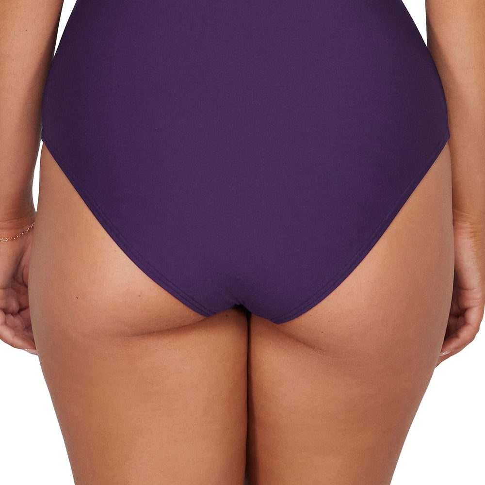 
                      
                        Sunsets Paradise Plum Capri High Waist Bottom
                      
                    
