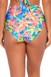 Sunsets Shoreline Petals Capri High Waist Bikini Bottom