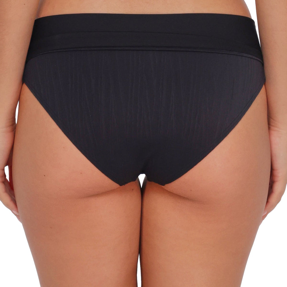 
                      
                        Sunsets Black Seagrass Texture Capri High Waist Bottom
                      
                    