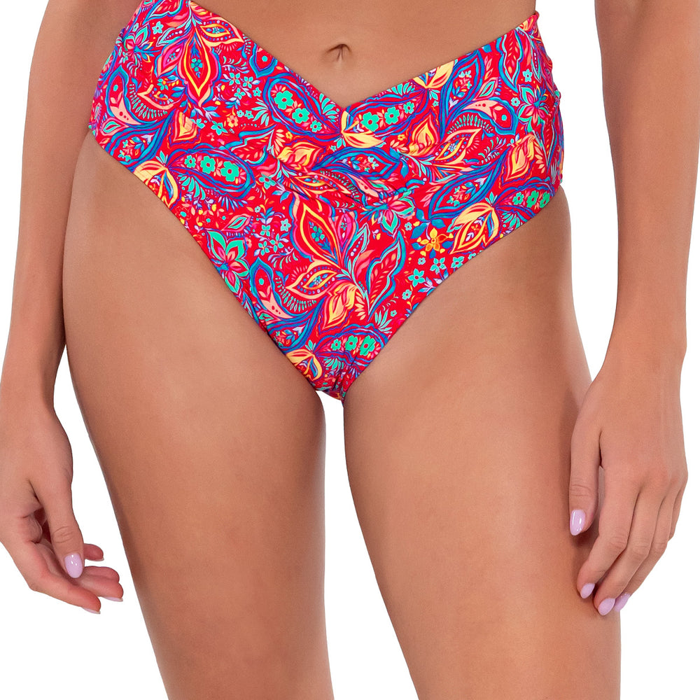 Sunsets Rue Paisley Summer Lovin V-Front Bikini Bottom