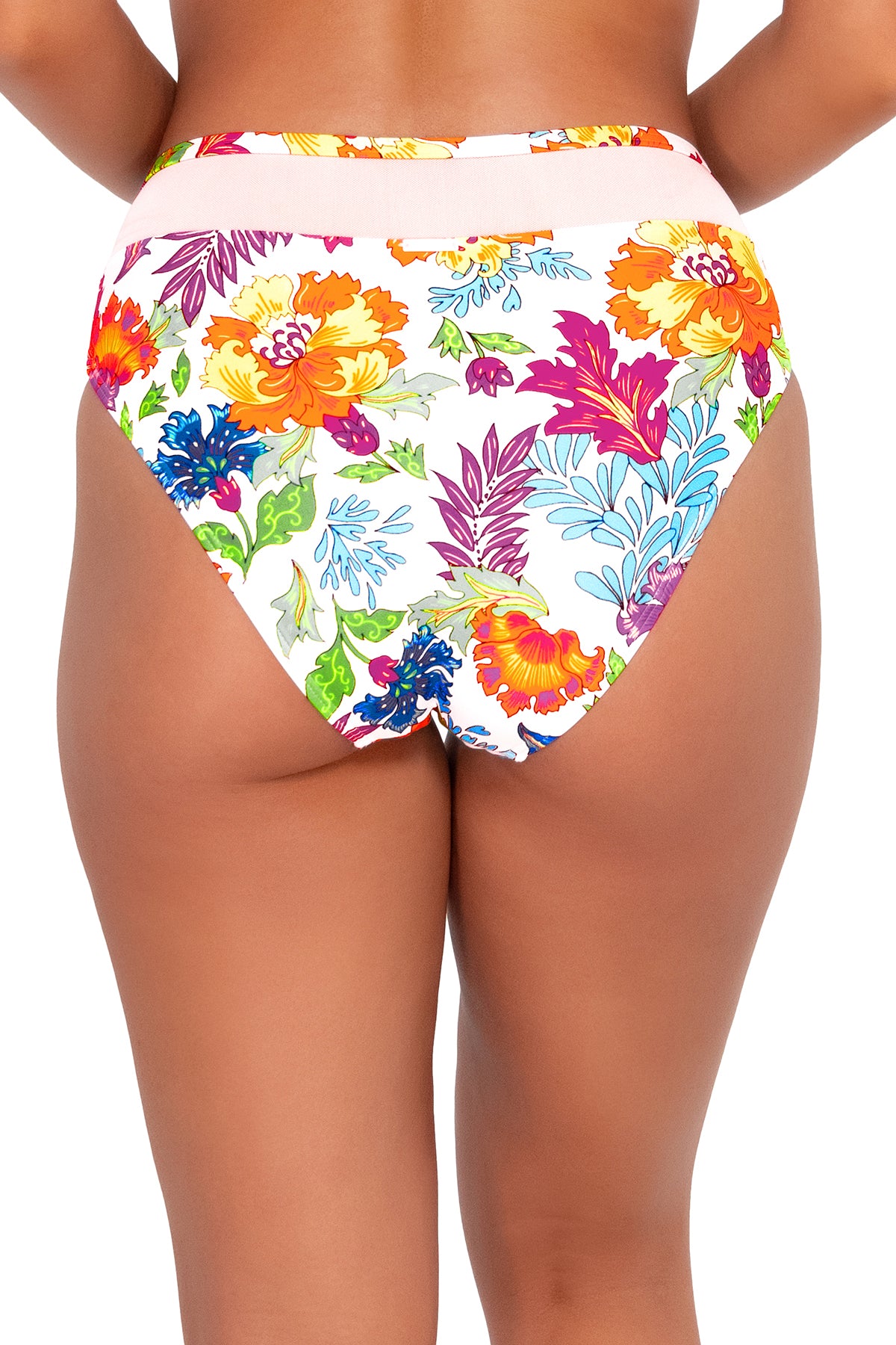 Sunsets Camilla Flora Annie High Waist Bikini Bottom