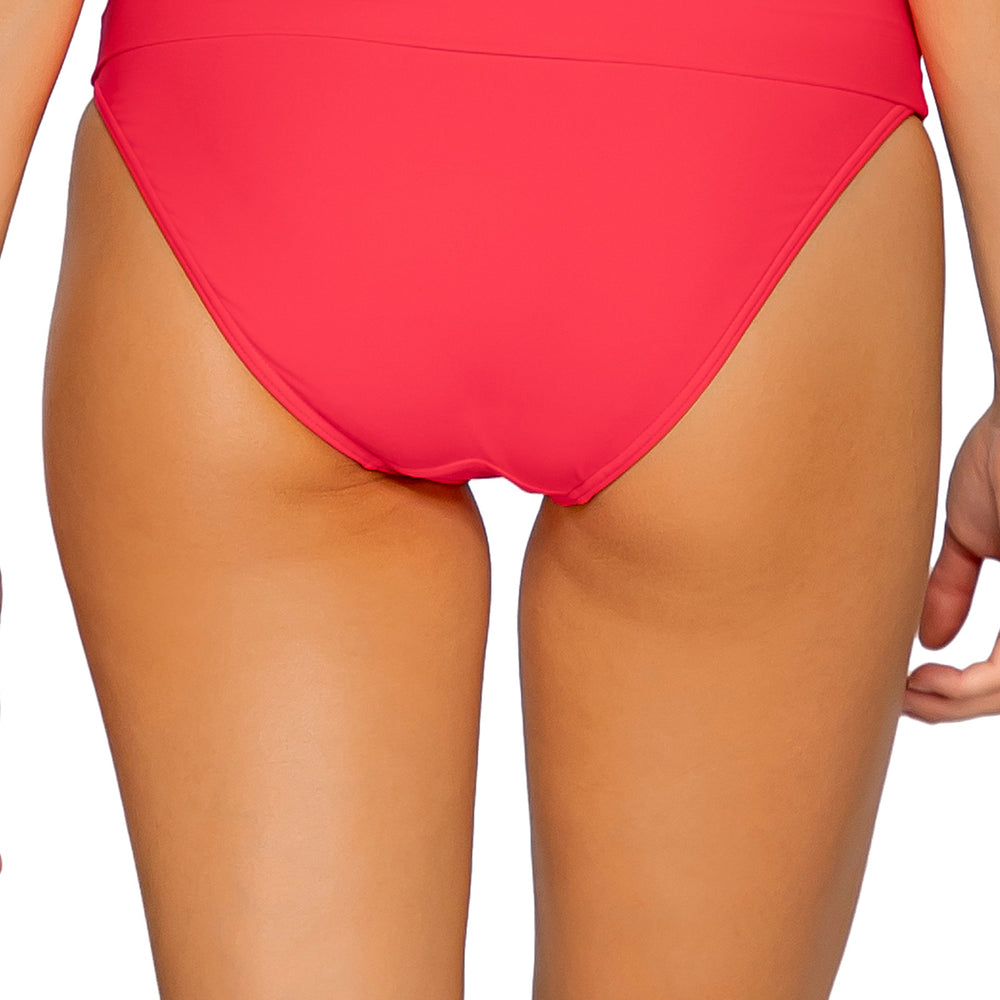 
                      
                        Sunsets Geranium Hannah High Waist Bikini Bottom
                      
                    