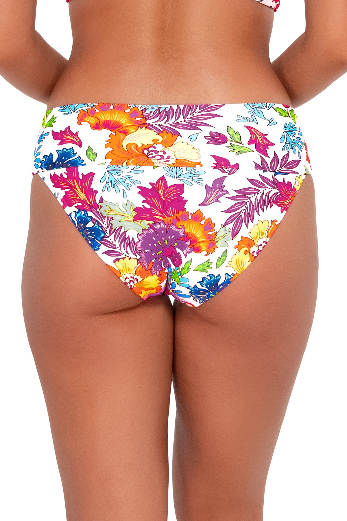 Sunsets Camilla Flora Hannah High Waist Bikini Bottom