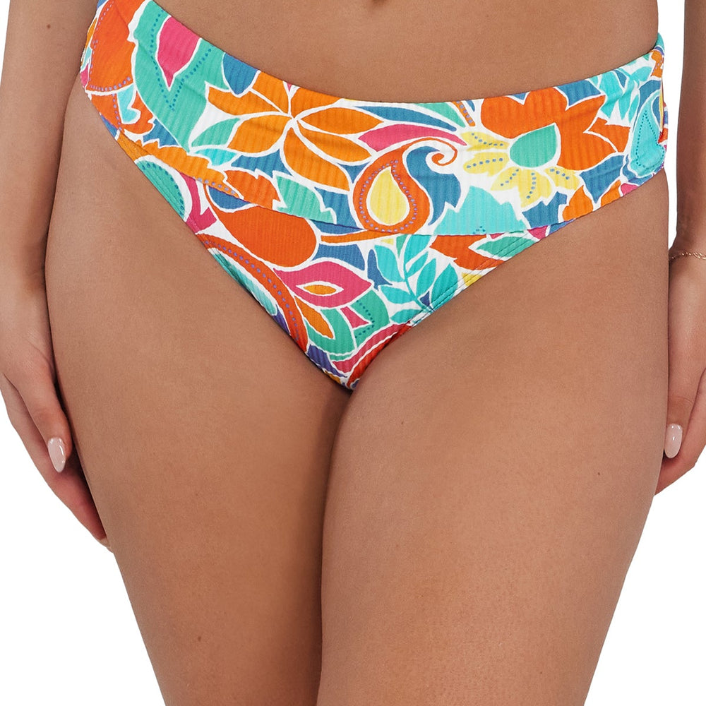 
                      
                        Sunsets Festive Floral Sandbar Rib Hannah High Waist Bottom
                      
                    