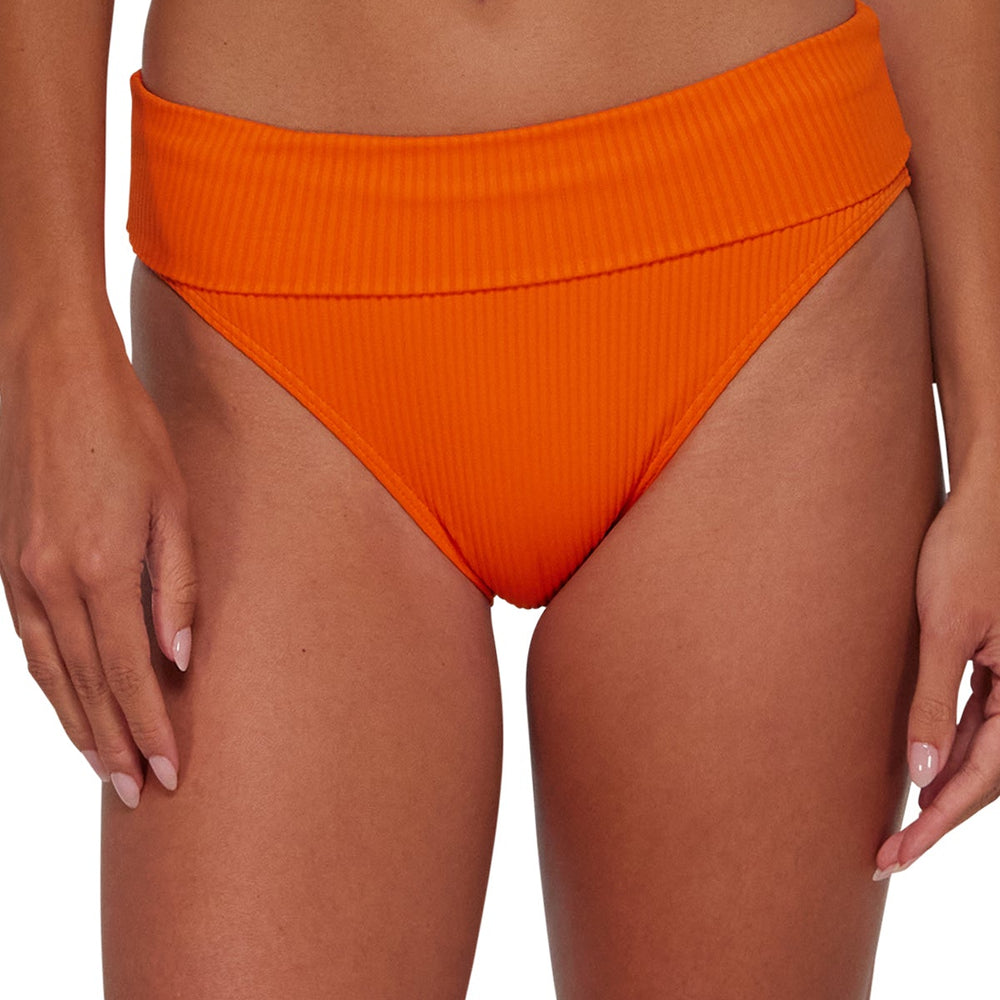 
                      
                        Sunsets Kumquat Sandbar Rib Hannah High Waist Bottom
                      
                    