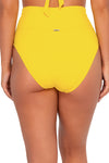 Sunsets Lemon Zest Sandbar Rib Hannah High Waist Bikini Bottom