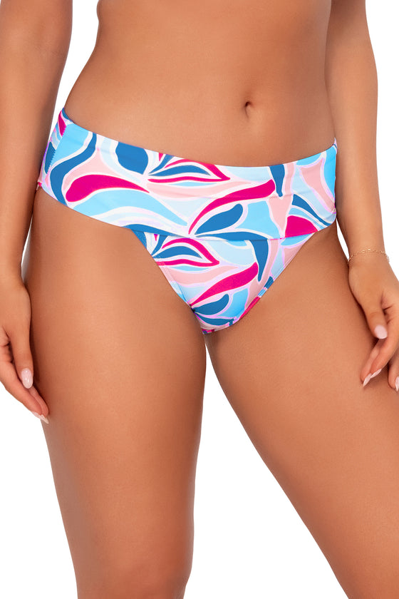 Sunsets Making Waves Hannah High Waist Bikini Bottom