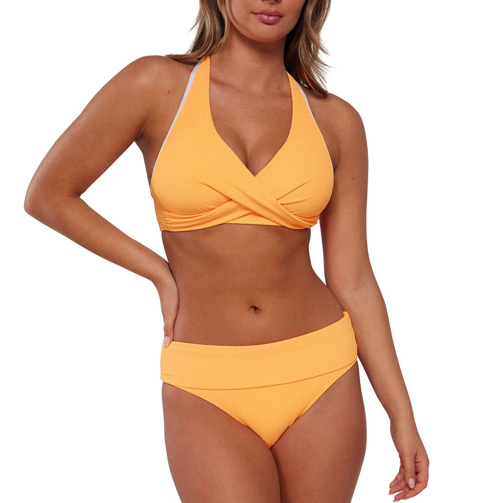 
                      
                        Pacifica Papaya Hannah High Waist Bottom
                      
                    