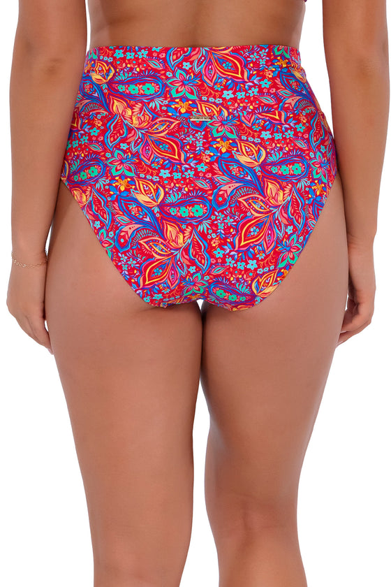 Sunsets Rue Paisley Hannah High Waist Bikini Bottom