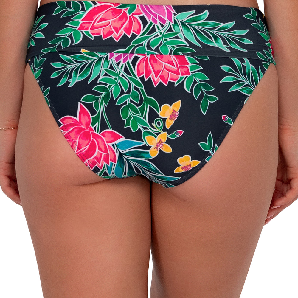 
                      
                        Sunsets Twilight Blooms Hannah High Waist Bikini Bottom
                      
                    