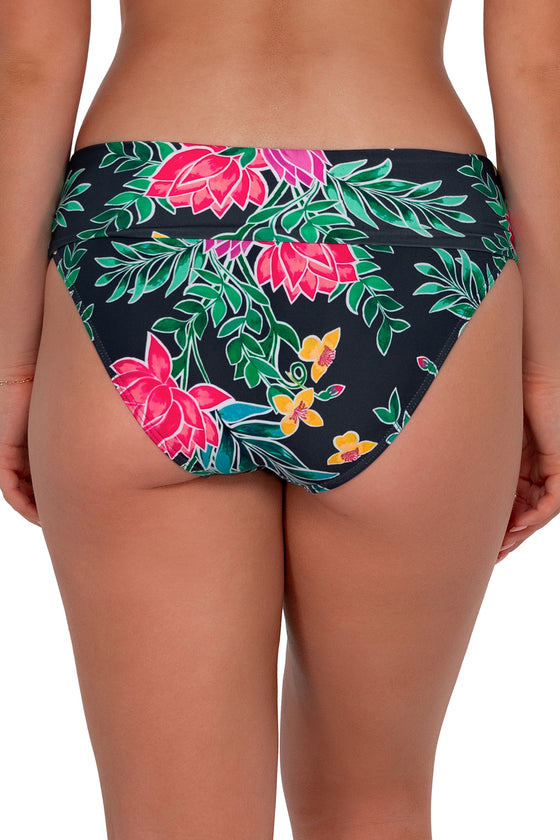 Sunsets Twilight Blooms Hannah High Waist Bikini Bottom