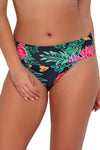 Sunsets Twilight Blooms Hannah High Waist Bikini Bottom