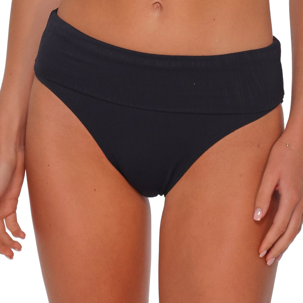 
                      
                        Sunsets Black Seagrass Texture Hannah High Waist Bottom
                      
                    